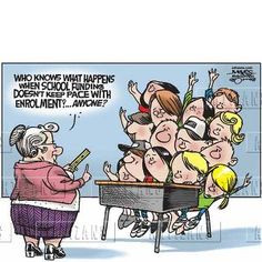 ... Teacher at underfunded school asks question about overcrowding - Color