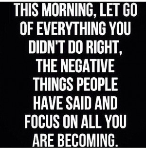 All we can do is move forward today and not repeat the past mistakes.