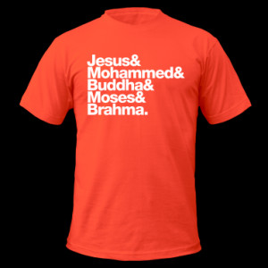 jesus mohammed buddha moses brahma - gods gott T-Shirts