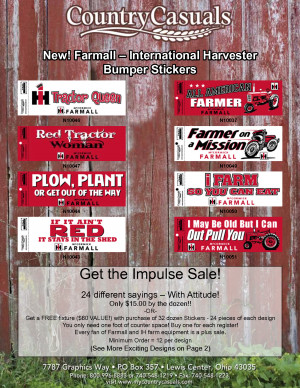International Harvester Tractor Sayings