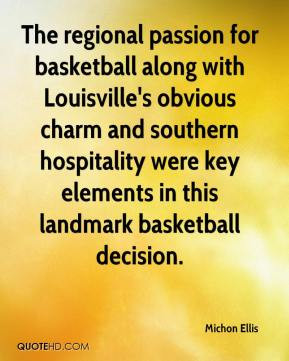 The regional passion for basketball along with Louisville's obvious ...