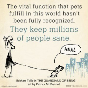 The vital function that pets fulfill in this world hasn't been fully ...