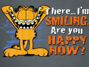 American Hippie Humor Quotes ~ Smile .. Garfield