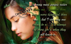 ll always be there for you...