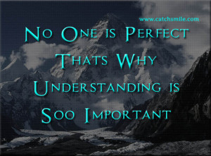 One is Perfect Thats Why Understanding is Soo Important | All Quotes ...
