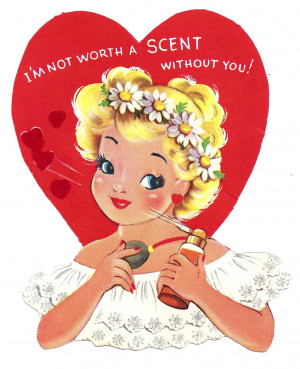 ... love old Valentines...but I especially love the CORNY sayings on them