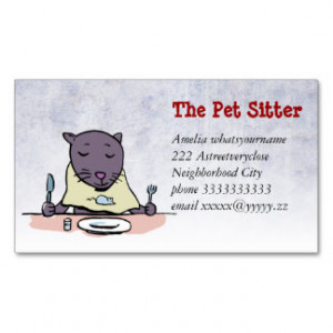 Pet Sitting Business Cards