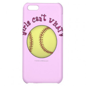 Softball Sayings iPhone Cases