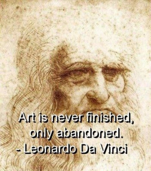 Leonardo da vinci, quotes, sayings, about art, wisdom