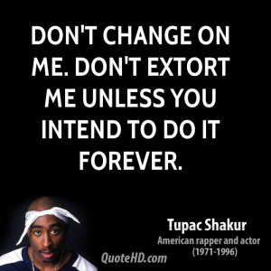 Don Change Extort Unless...