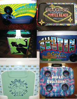 Fraternity Decorated Coolers