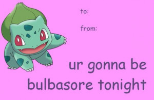 Pokemon Valentines card