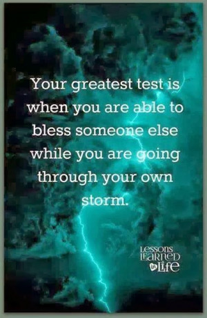 Daily Inspiration – Your Greatest Test