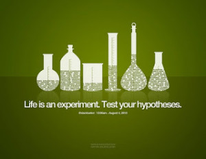 Weekend Reflections: Life is an Experiment