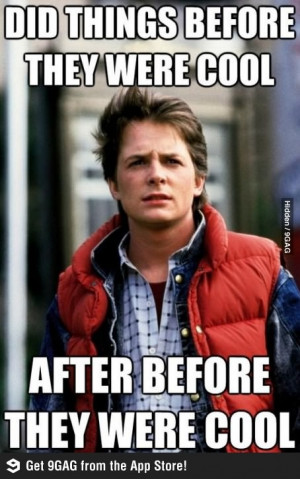 Hipster Marty Mcfly