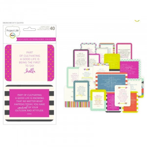 Project Life Specialty Themed Cards 40/Pkg - Becky's Quotes