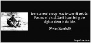 Committing Suicide Quotes