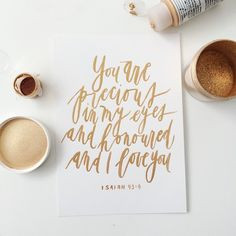 gold calligraphy quote, brush calligraphy by written word calligraphy ...