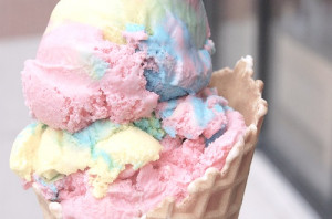 food summer pink dessert colorful ice cream pastel