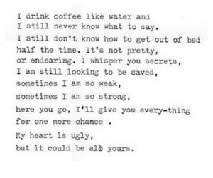 drink coffee like water.