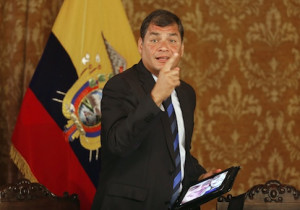 Ecuador President Rafael Correa—who has been widely criticized for ...