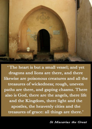 St Macarius Quote-The Heart