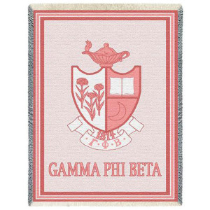 Gamma Phi Beta Tapestry Throw
