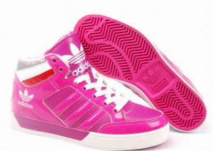 Adidas High Tops Pink Adidas clover women high top