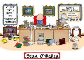 Example of the 'messy desk' print that you can personalize and give to ...