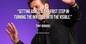 Tony Robbins Setting Goals Quotes