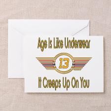 Funny 13th Birthday Greeting Cards (Pk of 10) for