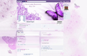 Fibromyalgia Awareness Facebook Skins