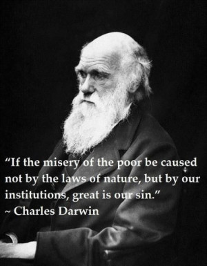 Political quote by Charles Darwin.