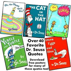 40+ quotes by Dr Seuss to use for your lesson plans, on your Facebook ...