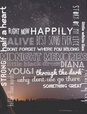 Midnight Memories-Musics