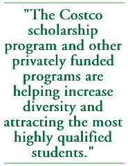 The Costco scholarship program and other privately funded programs are ...