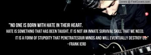 frank iero quote Profile Facebook Covers