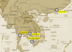 Indochina On World Map