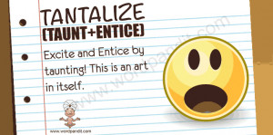 Mnemonic Aid to Learn Tantalize: