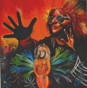 : Janis Joplin Painting Artist : Alycia Inspiration : Janis Joplin ...