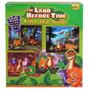 The Land Before Time 4 in 1 100 Pc Puzzles