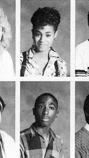 ... Tupac nell’album scolastico della Baltimore School for the Arts