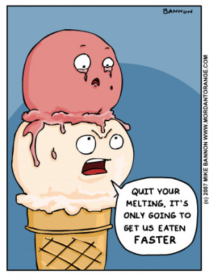 Musing: Hot Weather and Ice Cream Day!