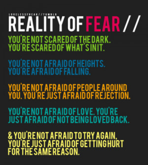 fear of rejection quotes