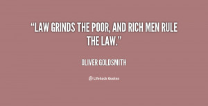 Poor And Rich Men Rule...