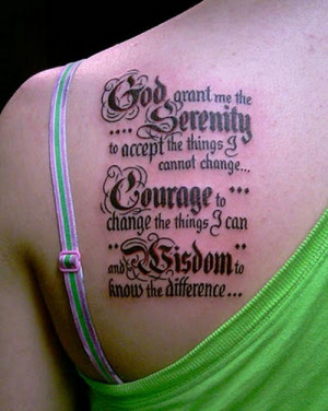 Upper Back Fonts-tattoos for Girls