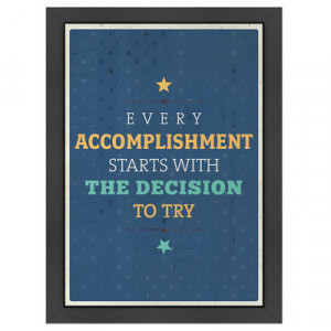Americanflat Inspirational Quotes Accomplishment Poster
