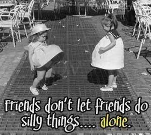 Friends Don’t Let Friends Do Silly Things Alone