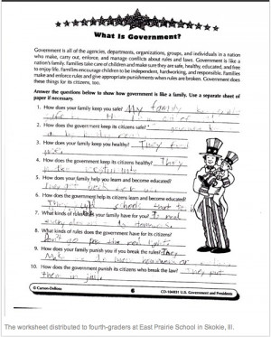 SCHOOL TEACHES 4TH GRADERS THAT GOVERNMENT IS YOUR FAMILY, WILL TAKE ...