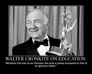 Walter Cronkite on Education by fiskefyren